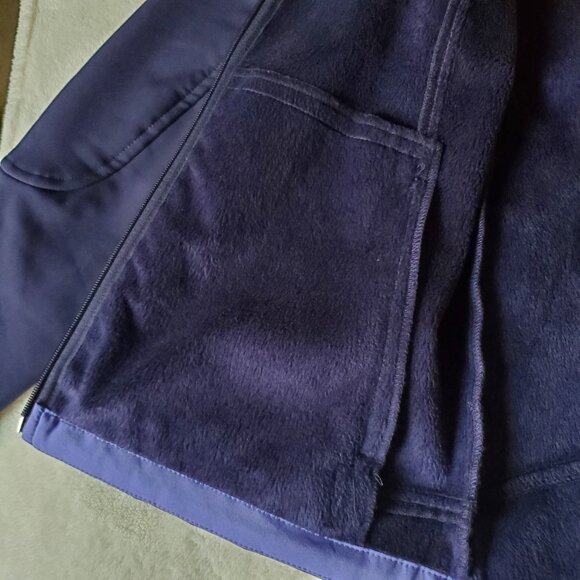 Free Country Softshell Jacket Women’s Water Resistant Fleece Purple Small - Picture 6 of 16